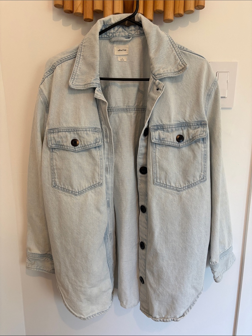 Wilfred oversized denim top